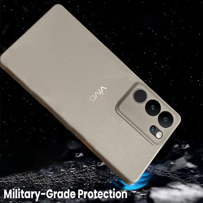 Vivo V29 5G Solid Color Leather Texture Matte Phone Back Case