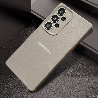 Samsung Galaxy A53 5G Solid Color Leather Texture Matte Phone Back Case