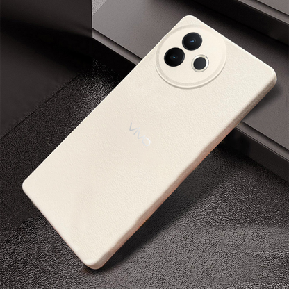 VIVO Y39 5G Solid Color Leather Texture Matte Phone Back Case