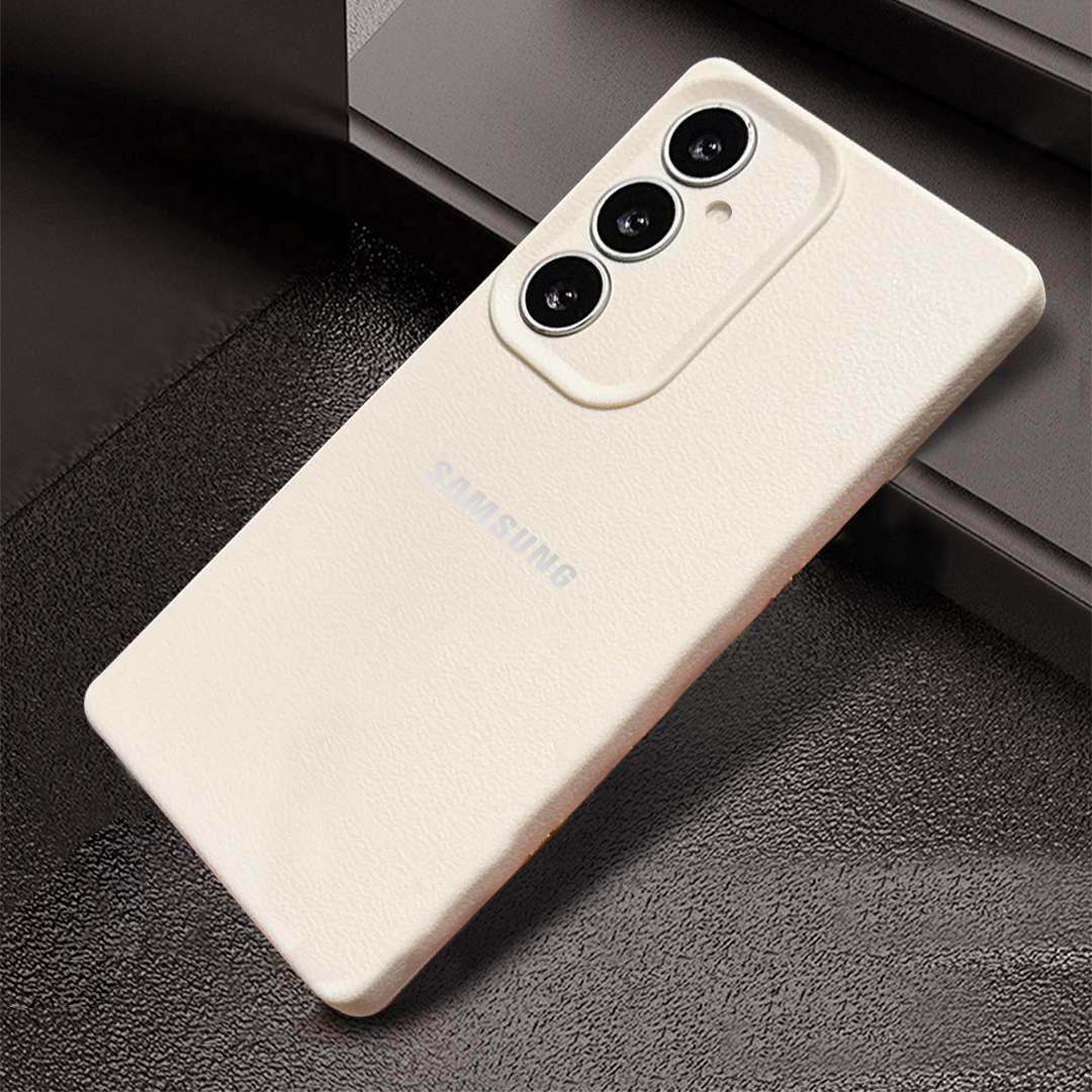 Samsung Galaxy A34 5G Solid Color Leather Texture Matte Phone Back Case