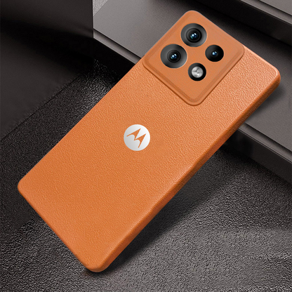MOTO EDGE 50 NEO 5G Solid Color Leather Texture Matte Phone Back Case