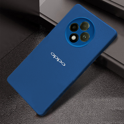 Oppo F27 Pro Plus 5G Solid Color Leather Texture Matte Phone Back Case