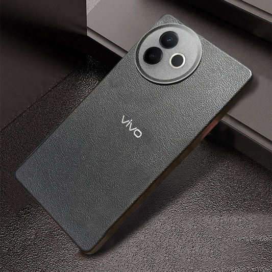 VIVO Y39 5G Solid Color Leather Texture Matte Phone Back Case