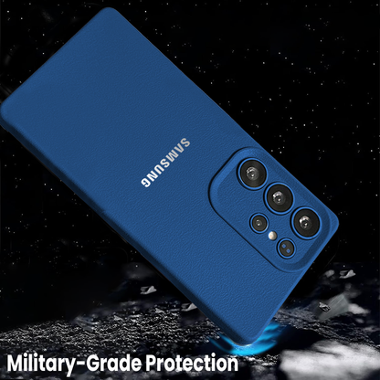 Samsung Galaxy S23 Ultra 5G Solid Color Leather Texture Matte Phone Back Case