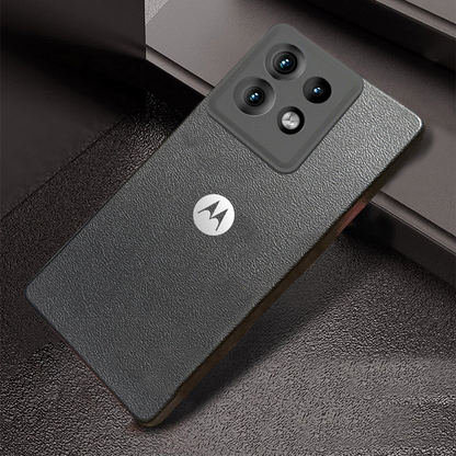 MOTO EDGE 50 NEO 5G Solid Color Leather Texture Matte Phone Back Case