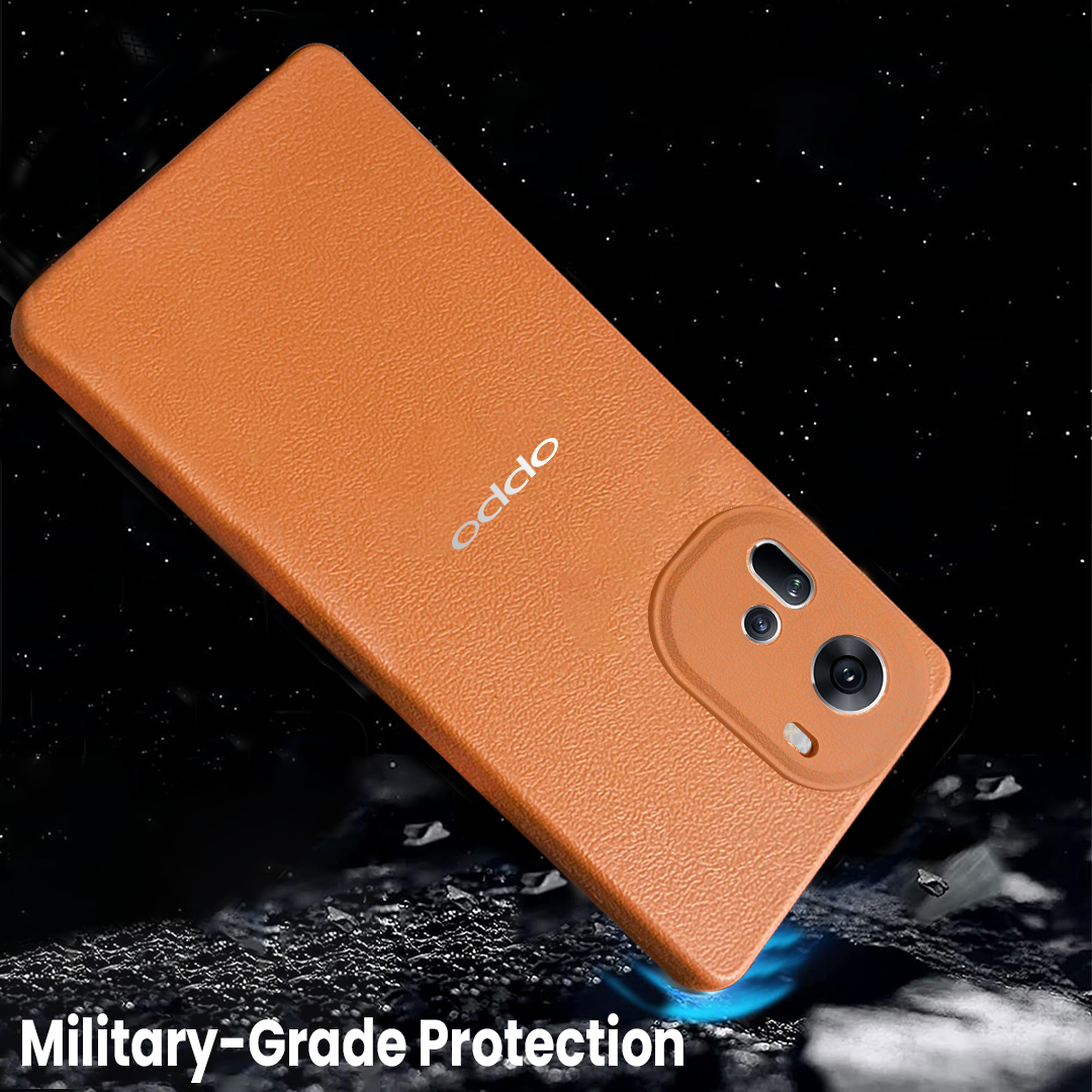 Oppo Reno 11 5G Solid Color Leather Texture Matte Phone Back Case