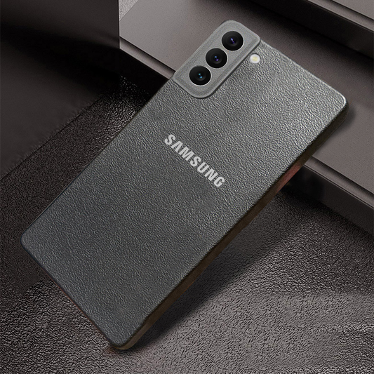 Samsung Galaxy S22 5G Solid Color Leather Texture Matte Phone Back Case
