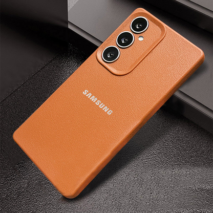 Samsung Galaxy A34 5G Solid Color Leather Texture Matte Phone Back Case