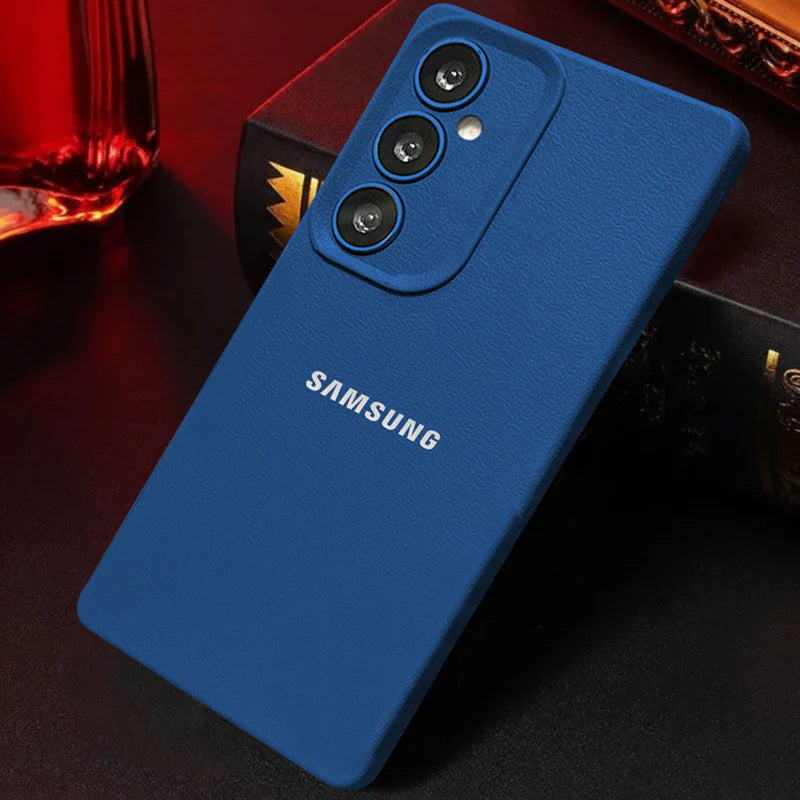 Samsung Galaxy A56 5G Solid Color Leather Texture Matte Phone Back Case