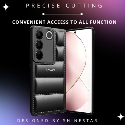 VIVO V27 PRO 5G The Puffer Edition Soft Material Down Jacket Phone Case