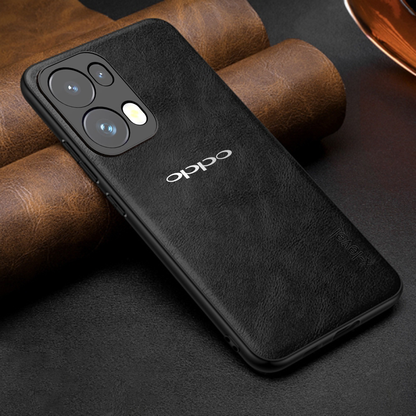 OPPO RENO 13 PRO 5G Business Style  PU LEATHER PROTECTIVE BACK CASE WITH CAMERA PROTECTION