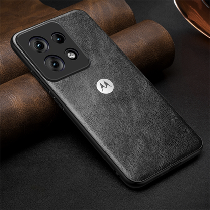 MOTO EDGE 50 NEO 5G  Business Style PU LEATHER PROTECTIVE BACK CASE WITH CAMERA PROTECTION