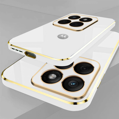 MOTOROLA EDGE 60 FUSION 5G ULTRA-SHINE LUXURIOUS  BACK CASE WITH CAMERA PROTECTION