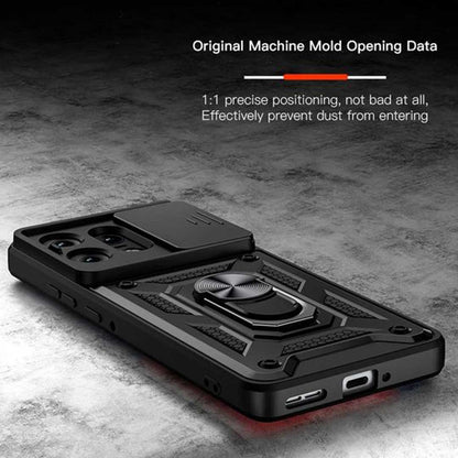 MOTOROLA EDGE 60 FUSION 5G Armor Military-grade Case With Sliding Camera Cover & 360 Kickstand