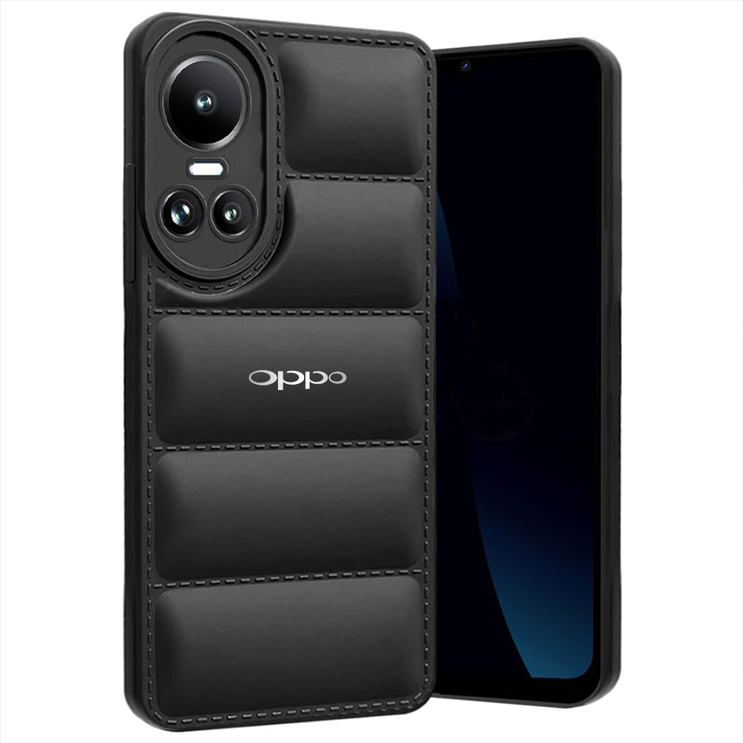 OPPO RENO 10 5G The Puffer Edition Soft Material Down Jacket Phone Case