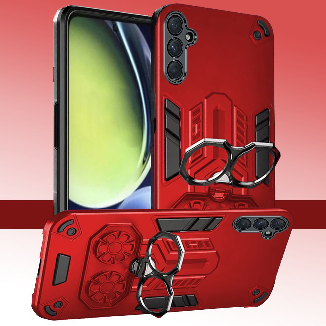 Samsung Galaxy A54 5G Armor knight Series Camera Protection 2 in 1 Shockproof Phone Cover with Kickstand