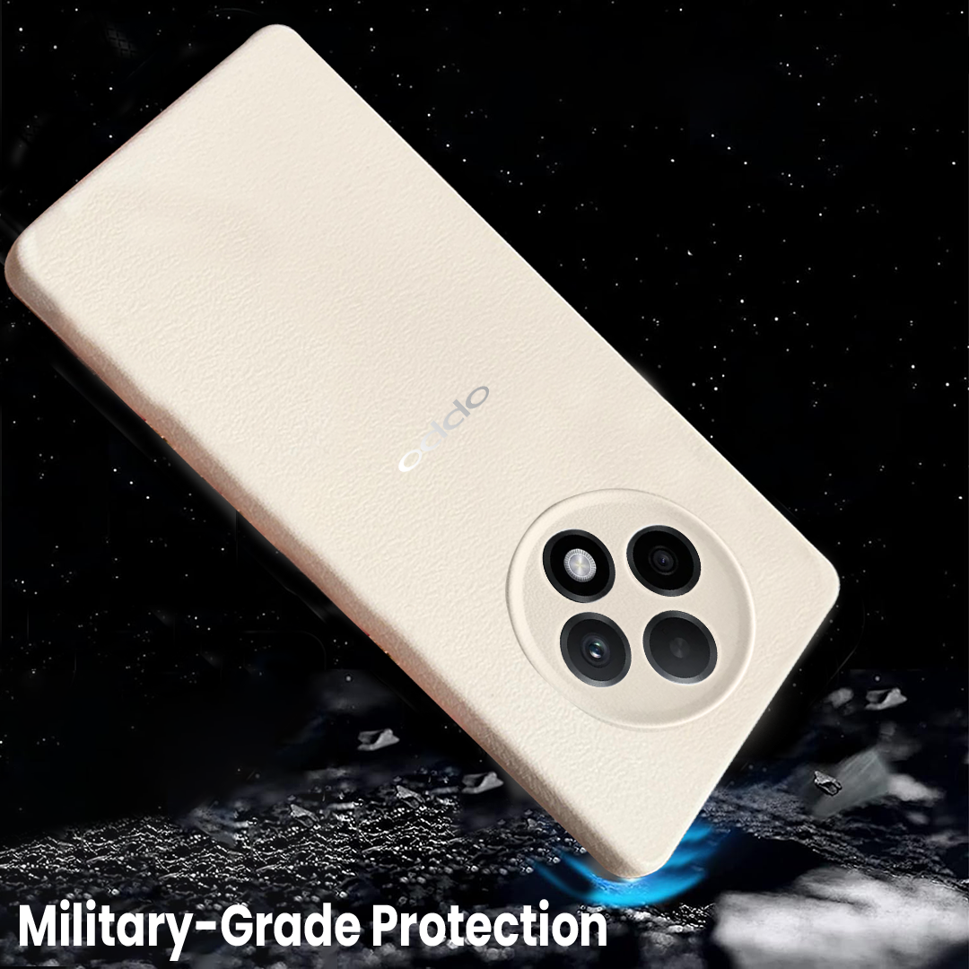 Oppo F27 Pro Plus 5G Solid Color Leather Texture Matte Phone Back Case