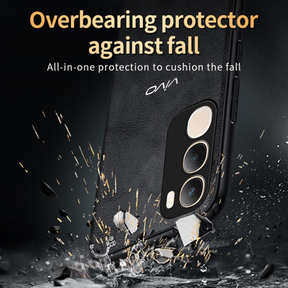 VIVO Y29 5G Business Style PU LEATHER PROTECTIVE BACK CASE WITH CAMERA PROTECTION