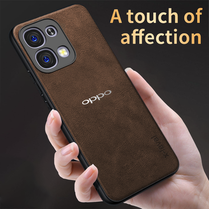 OPPO F31 5G Business Style  PU LEATHER PROTECTIVE BACK CASE WITH CAMERA PROTECTION