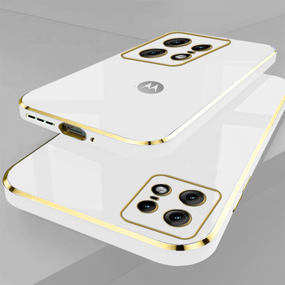 MOTOROLA EDGE 50/50 PRO 5G ULTRA-SHINE LUXURIOUS  BACK CASE WITH CAMERA PROTECTION