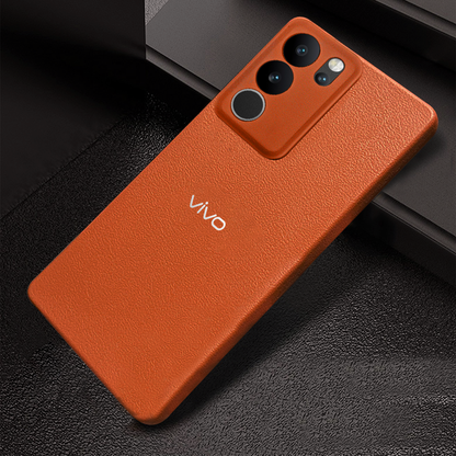 Vivo V29 5G Solid Color Leather Texture Matte Phone Back Case