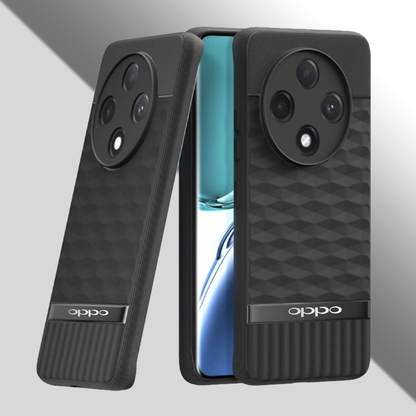 OPPO F27 PRO PLUS 5G 3D Hexa Cube Design Drop Protection | Camera Protection TPU Back Case