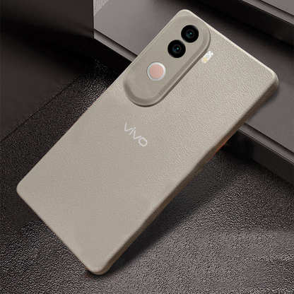 Vivo V40e 5G Solid Color Leather Texture Matte Phone Back Case