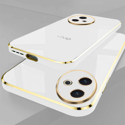 VIVO Y39 5G ULTRA-SHINE GOLD ELECTROPLATED LUXURIOUS  BACK CASE WITH CAMERA PROTECTION