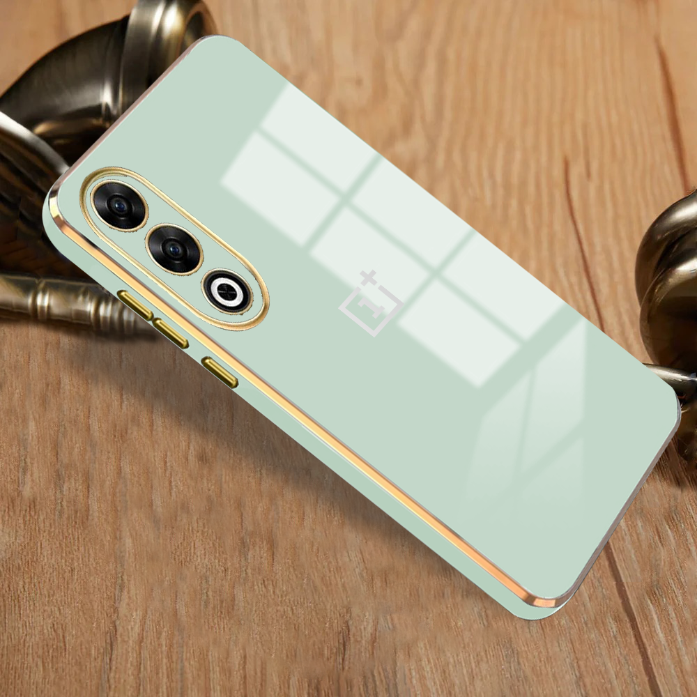 ONEPLUS NORD CE 4 5G ULTRA-SHINE GOLD ELECTROPLATED LUXURIOUS  BACK CASE WITH CAMERA PROTECTION