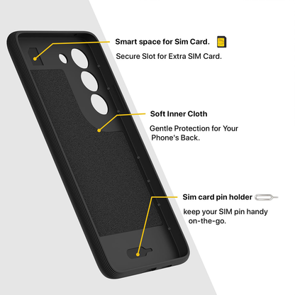 VIVO Y200E 5G 3D Hexa Cube Design Drop Protection | Camera Protection TPU Back Case