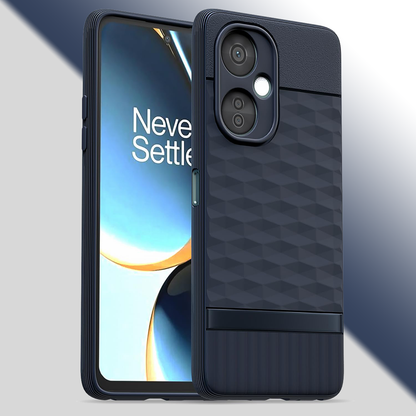 ONEPLUS NORD CE3 LITE 5G 3D Hexa Cube Design Drop Protection | Camera Protection TPU Back Case