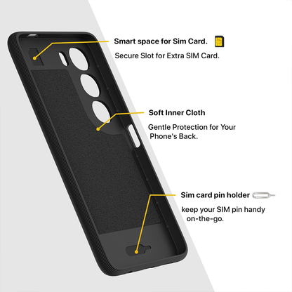 VIVO Y29 5G 3D Hexa Cube Design Drop Protection | Camera Protection TPU Back Case