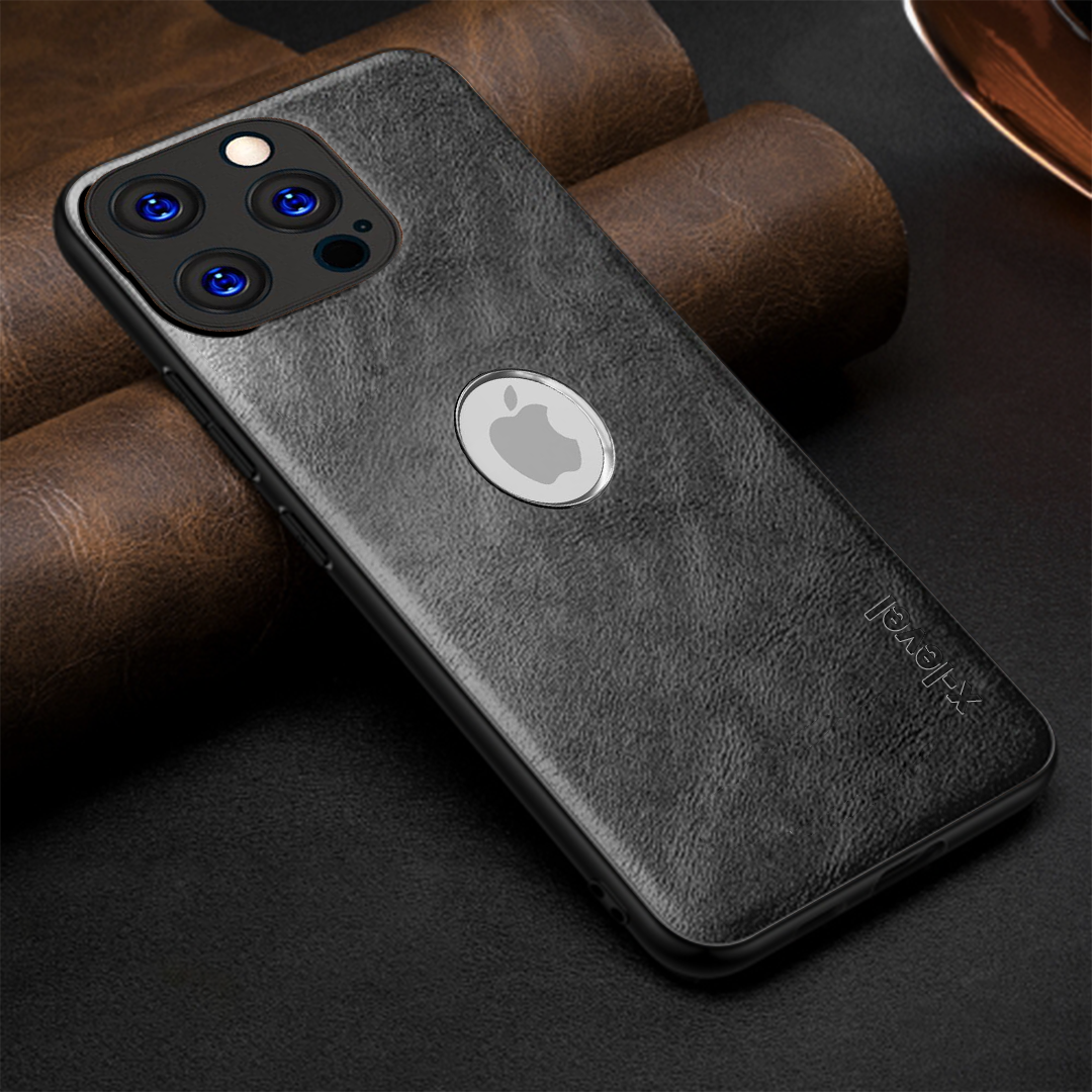 IPHONE 14 PRO MAX 5G Business Style PU LEATHER PROTECTIVE BACK CASE WITH CAMERA PROTECTION