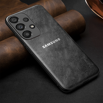 GALAXY A53 5G  Business Style PU LEATHER PROTECTIVE BACK CASE WITH CAMERA PROTECTION