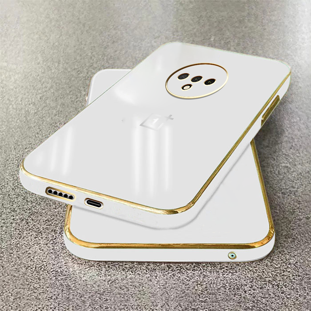 OnePlus 7T ULTRA-SHINE LUXURIOUS  BACK CASE WITH CAMERA PROTECTION