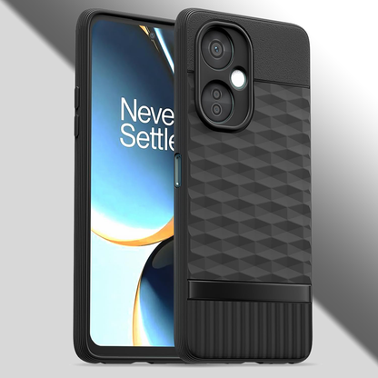ONEPLUS NORD CE3 LITE 5G 3D Hexa Cube Design Drop Protection | Camera Protection TPU Back Case