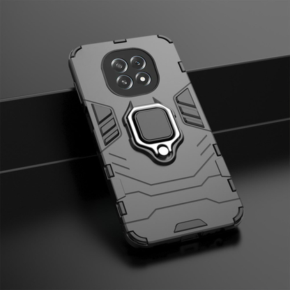 OPPO F29 5G Black Panther Metal Bracket Shockproof Protective Back Case