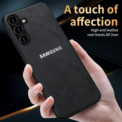 GALAXY A56 5G  Business Style PU LEATHER PROTECTIVE BACK CASE WITH CAMERA PROTECTION