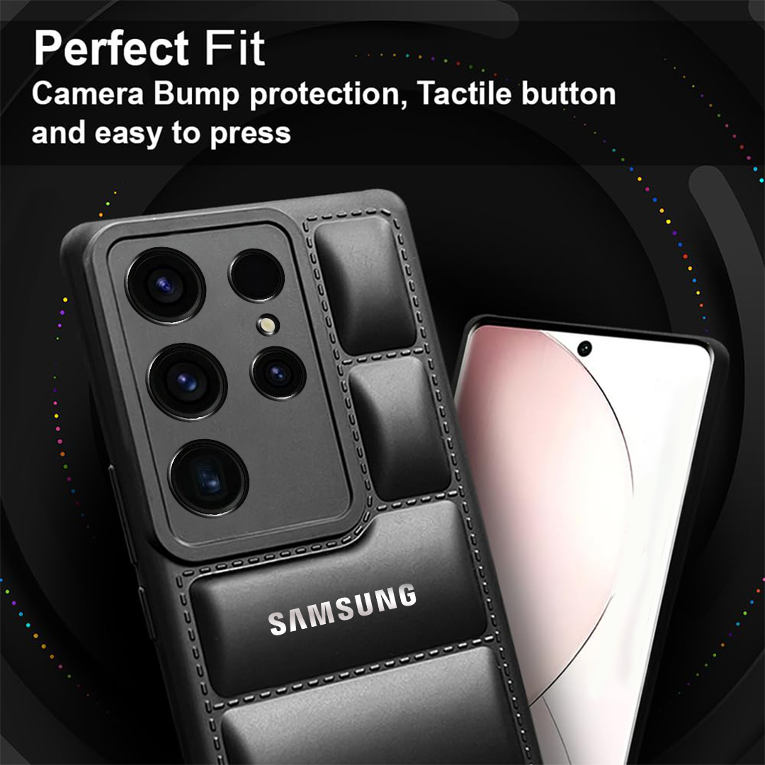 Galaxy S22 ULTRA The Puffer Edition Soft Material Down Jacket Phone Case