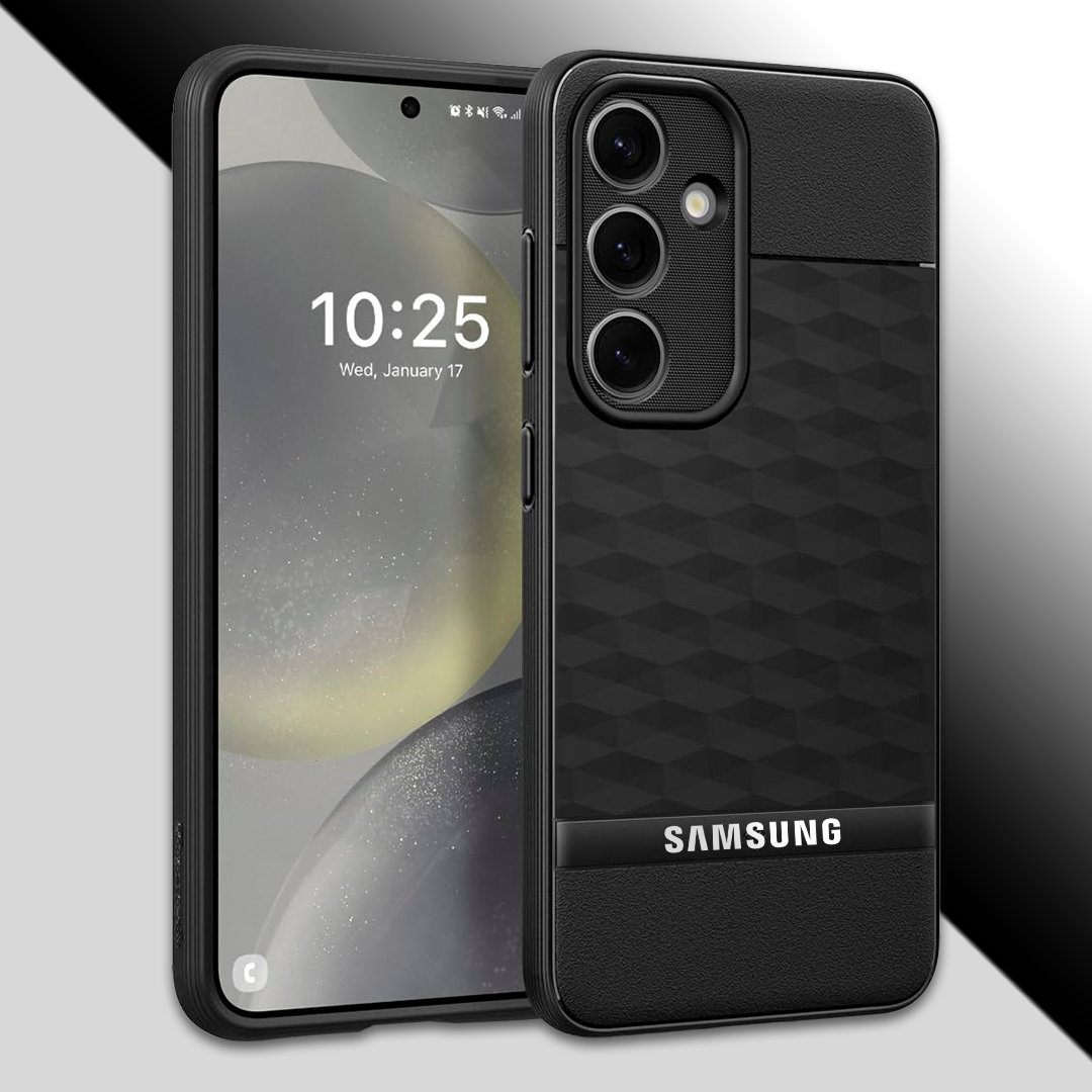 GALAXY A35 5G 3D Hexa Cube Design Drop Protection | Camera Protection  TPU Back Case