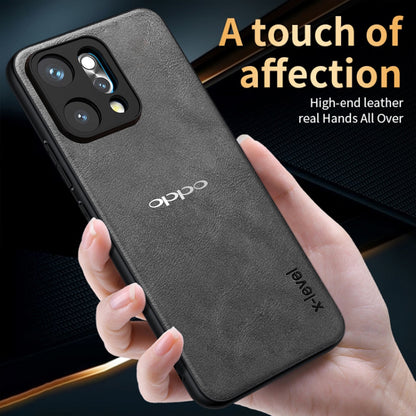OPPO RENO 14 5G  Business Style PU LEATHER PROTECTIVE BACK CASE WITH CAMERA PROTECTION