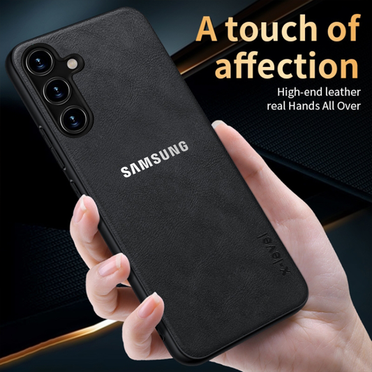 GALAXY A36 5G  Business Style PU LEATHER PROTECTIVE BACK CASE WITH CAMERA PROTECTION