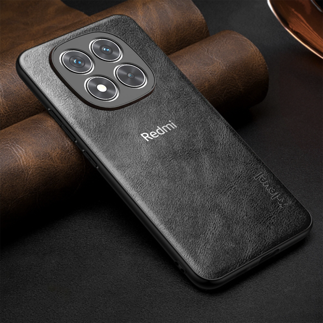 REDMI NOTE 14 PRO 5G Business Style PU LEATHER PROTECTIVE BACK CASE WITH CAMERA PROTECTION