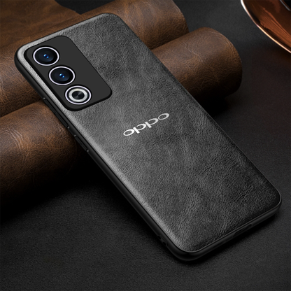 OPPO A3 Pro  5G Business Style PU LEATHER PROTECTIVE BACK CASE WITH CAMERA PROTECTION