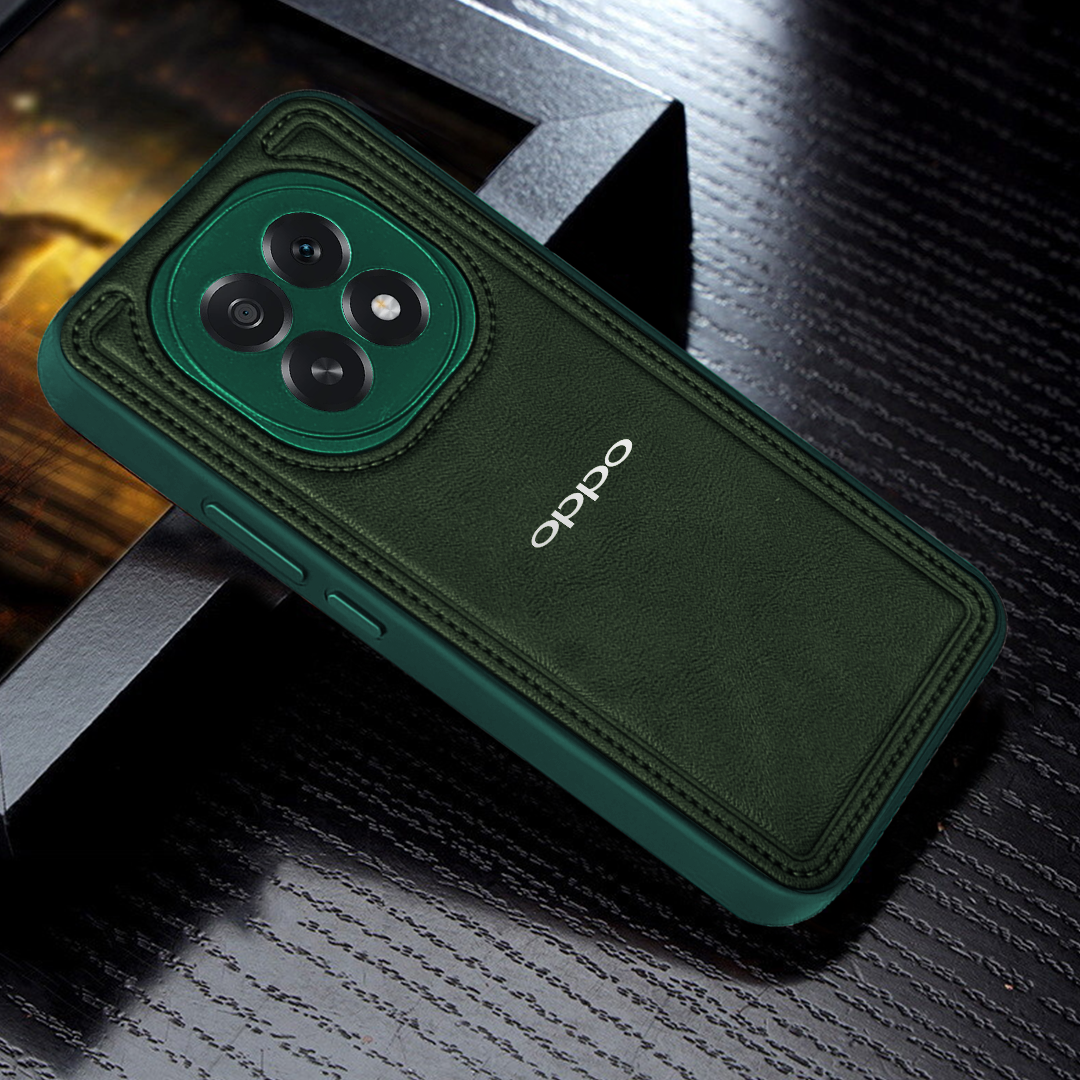 OPPO F29 5G Vintage Leather Stitched Protective Back Case