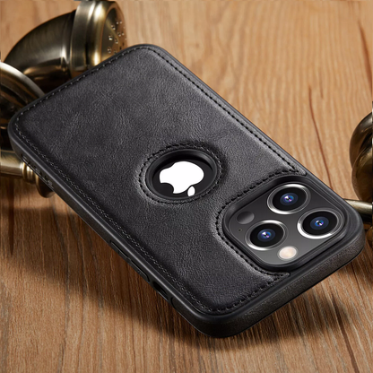 IPHONE 11 PRO 5G Drop Protection | Raised Camera Edges Protective Back Leather Case