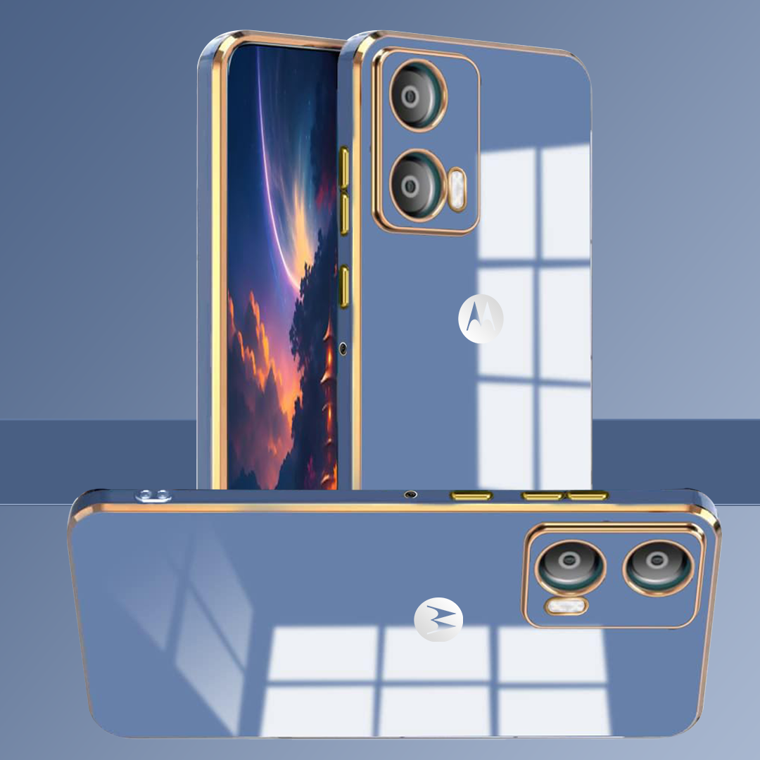 MOTOROLA EDGE 50 FUSION 5G ULTRA-SHINE LUXURIOUS  BACK CASE WITH CAMERA PROTECTION