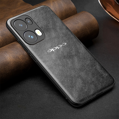 OPPO RENO 13 PRO 5G Business Style  PU LEATHER PROTECTIVE BACK CASE WITH CAMERA PROTECTION
