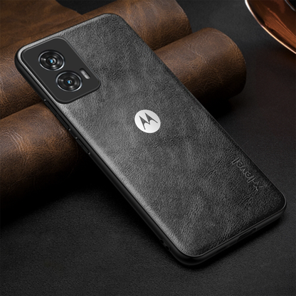 MOTO EDGE 50 FUSION 5G  Business Style PU LEATHER PROTECTIVE BACK CASE WITH CAMERA PROTECTION