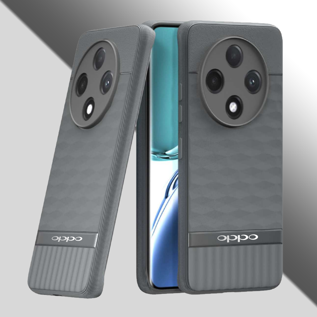 OPPO F27 PRO PLUS 5G 3D Hexa Cube Design Drop Protection | Camera Protection TPU Back Case